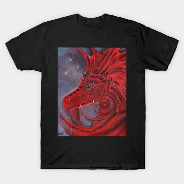 The Red Dragon By Renee L Lavoie T-Shirt by ReneeLLavoie